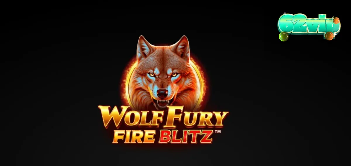 Tampilan visual slot Wolf Fury Fire Blitz dengan simbol buah dan serigala